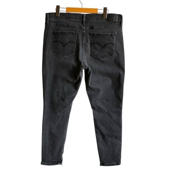 Levi’s 311 Shaping Skinny Jeans Soft Black Wash Size 33 - Picture 9 of 15